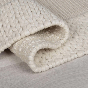 Tapis en mélange de laine RUE PLAIT