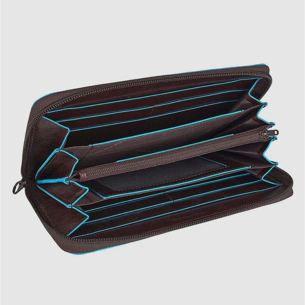Piquadro Portafogli donna grande zip-around