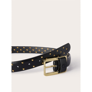 Motivi - Cinturón con pequeñas tachuelas - Negro