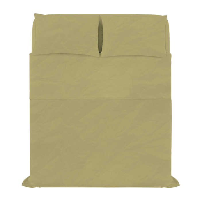 COMPLETO LETTO WATER WASHED, 100% Microfibra, No Stiro - OCRA