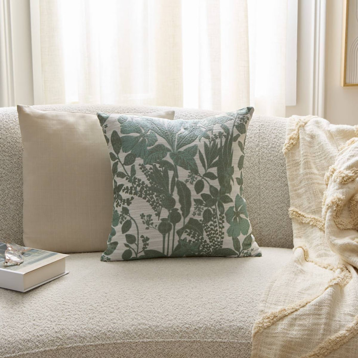 Coussin Samara 40x40cm vert clair