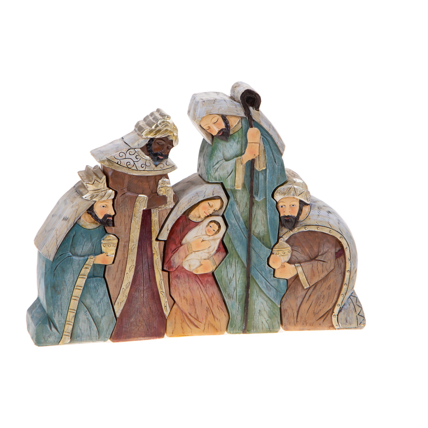 NativitÃ - Pezzi 1 - 22X16,5X4,5 - Colore: Verde - Bianchi Dino - Articoli Natalizi