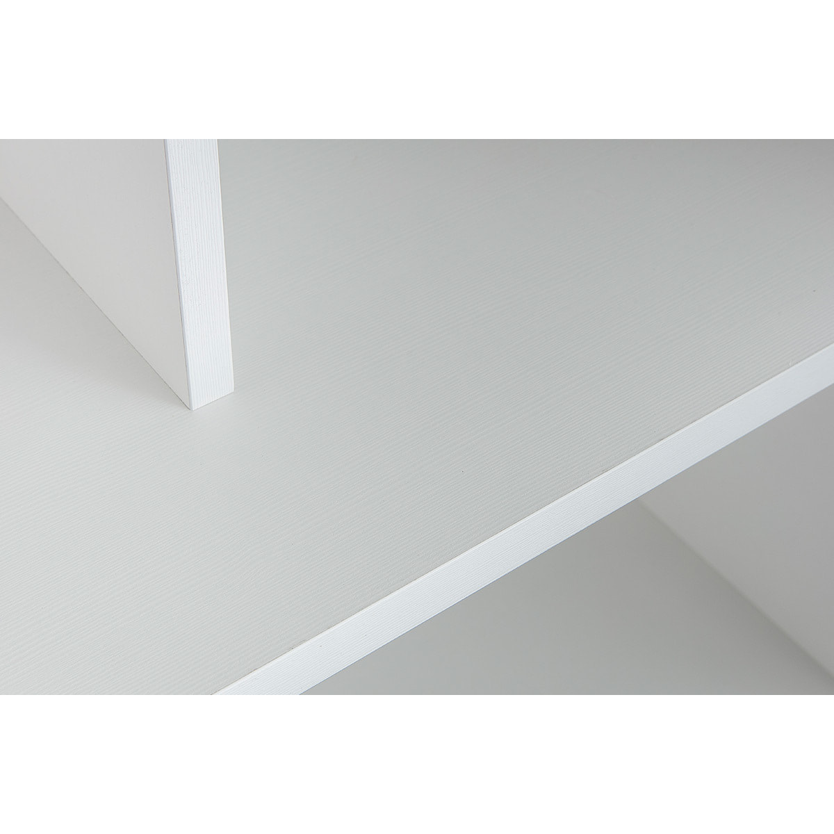 Bibliothèque design bois blanc L92 cm EPURE