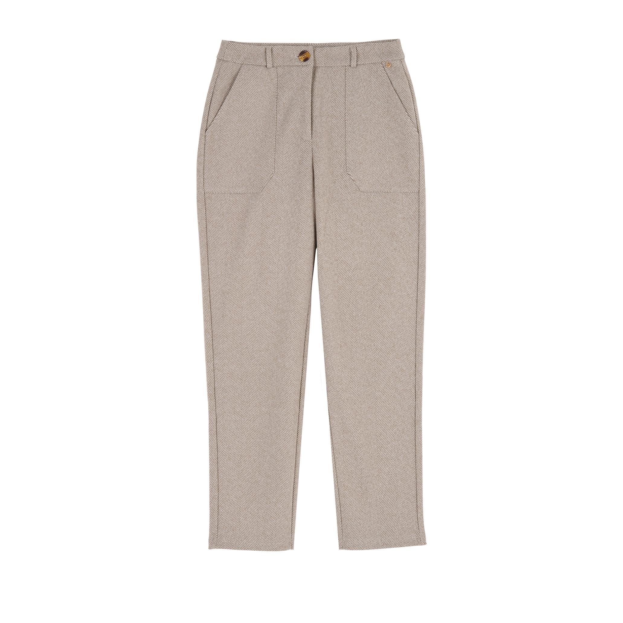 Pantalone Camomilla Lana-Taupe