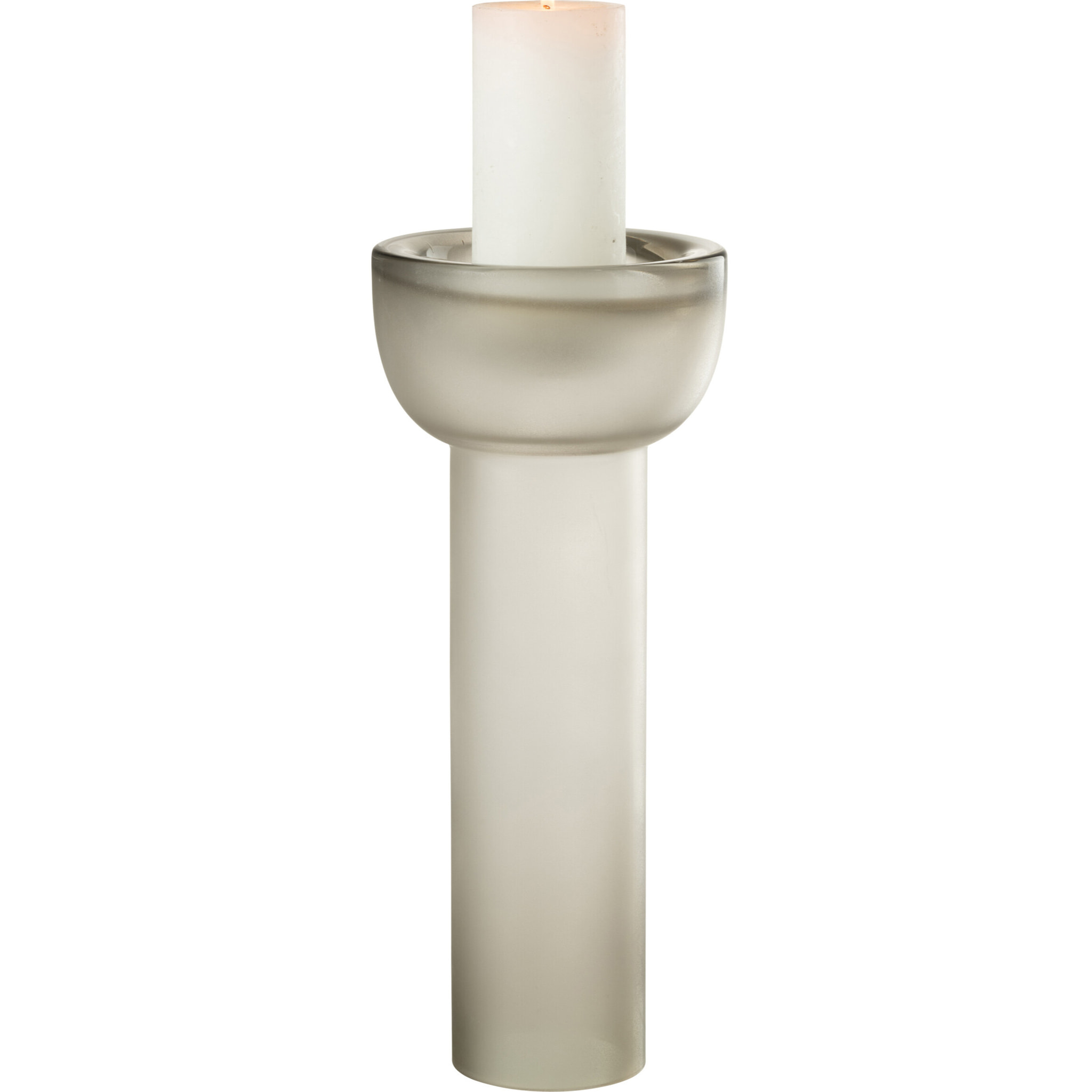 J-Line chandelier/vase Yara - verre - gris - large - 38 cm de hauteur