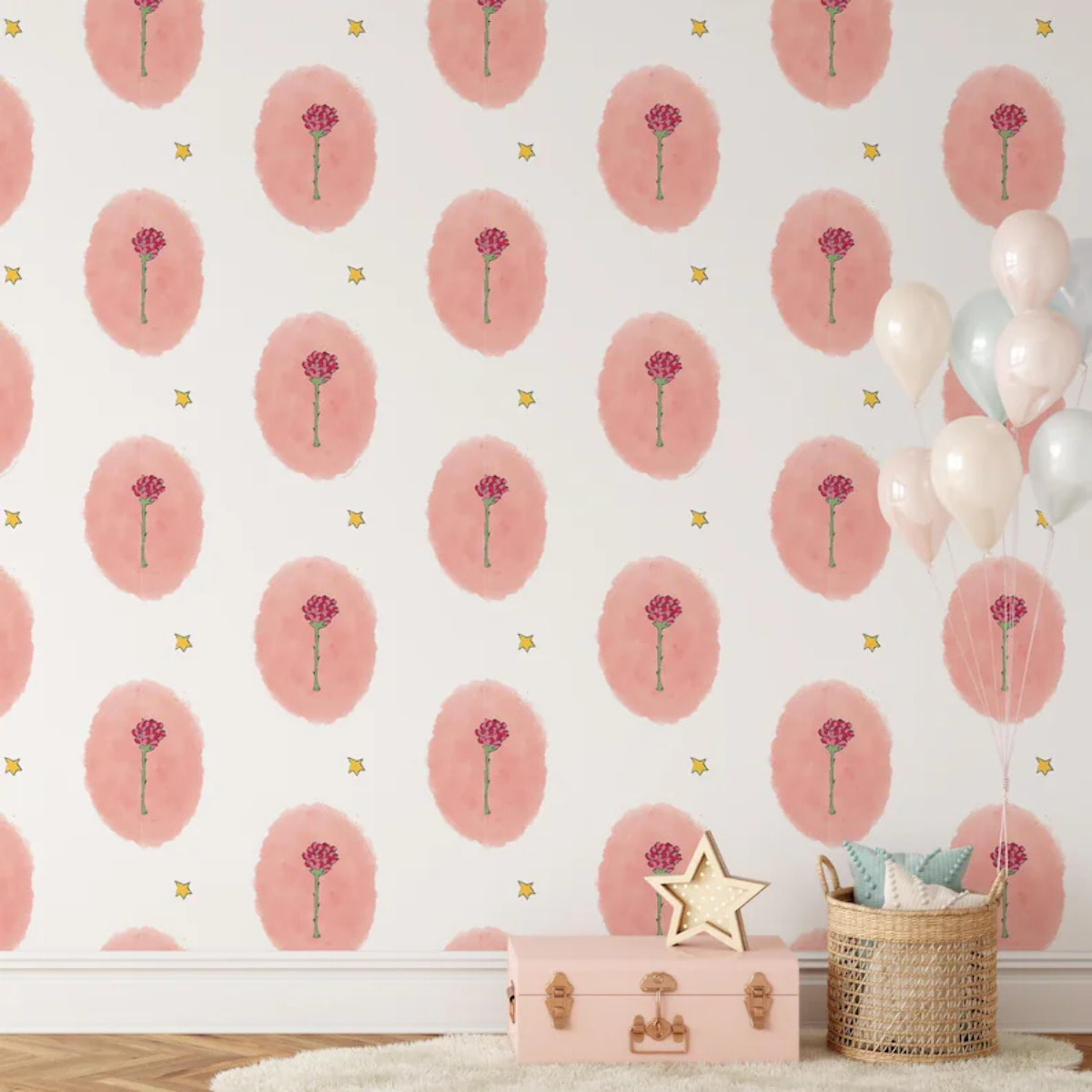 Carta da Parati Ufficiale Il Piccolo Principe Rosa