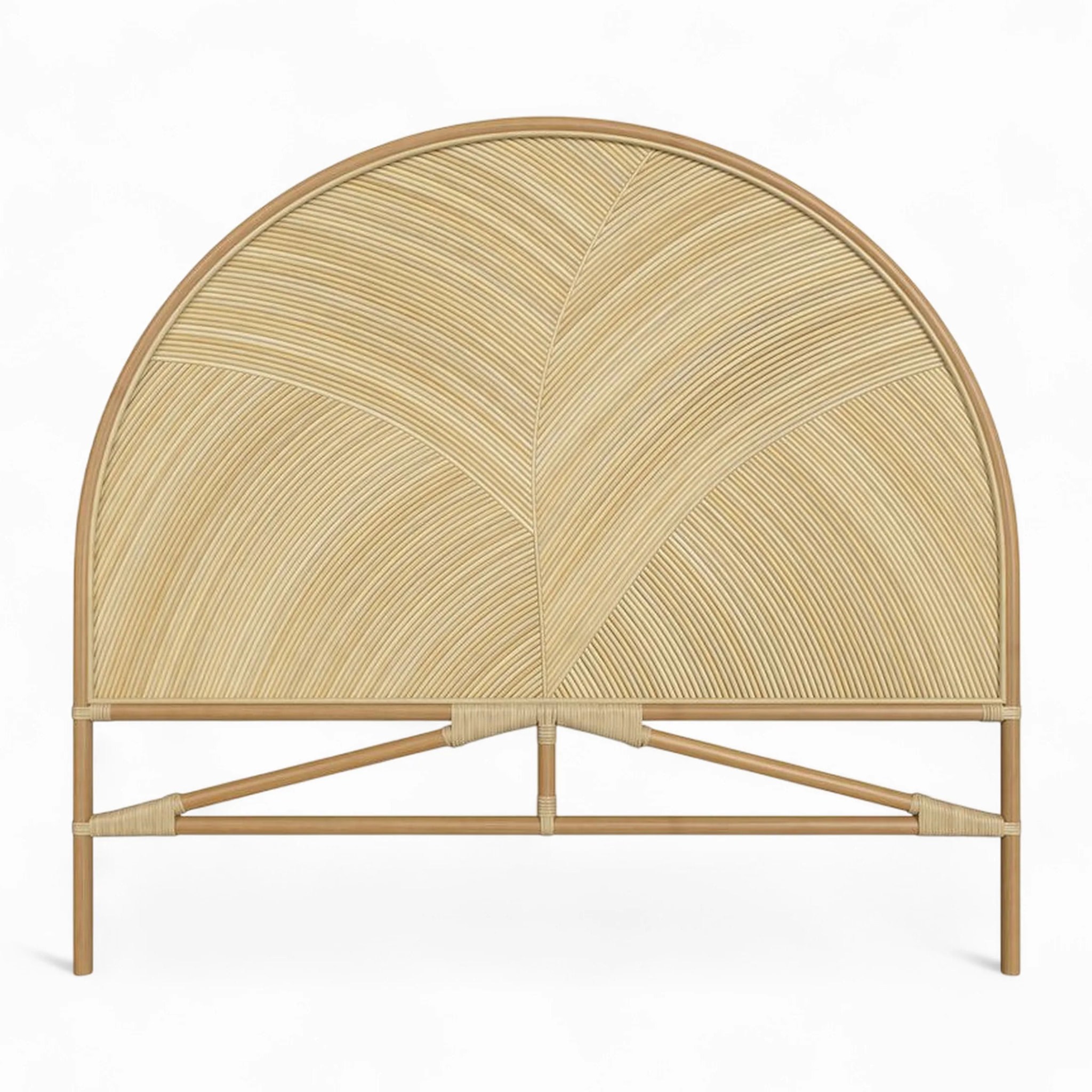 Tête de lit en rotin naturel 140 cm - Beigia