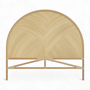Tête de lit en rotin naturel 140 cm - Beigia
