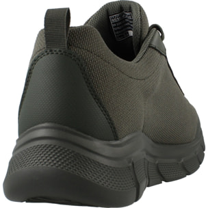 Sneakers De  Hombre Bobs B Flex - Rainy Edge Verde