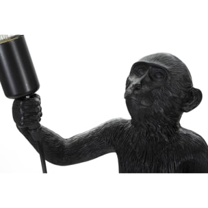 LAMPADA DA TAVOLO MONKEY NERO CM Ø 26X34X55