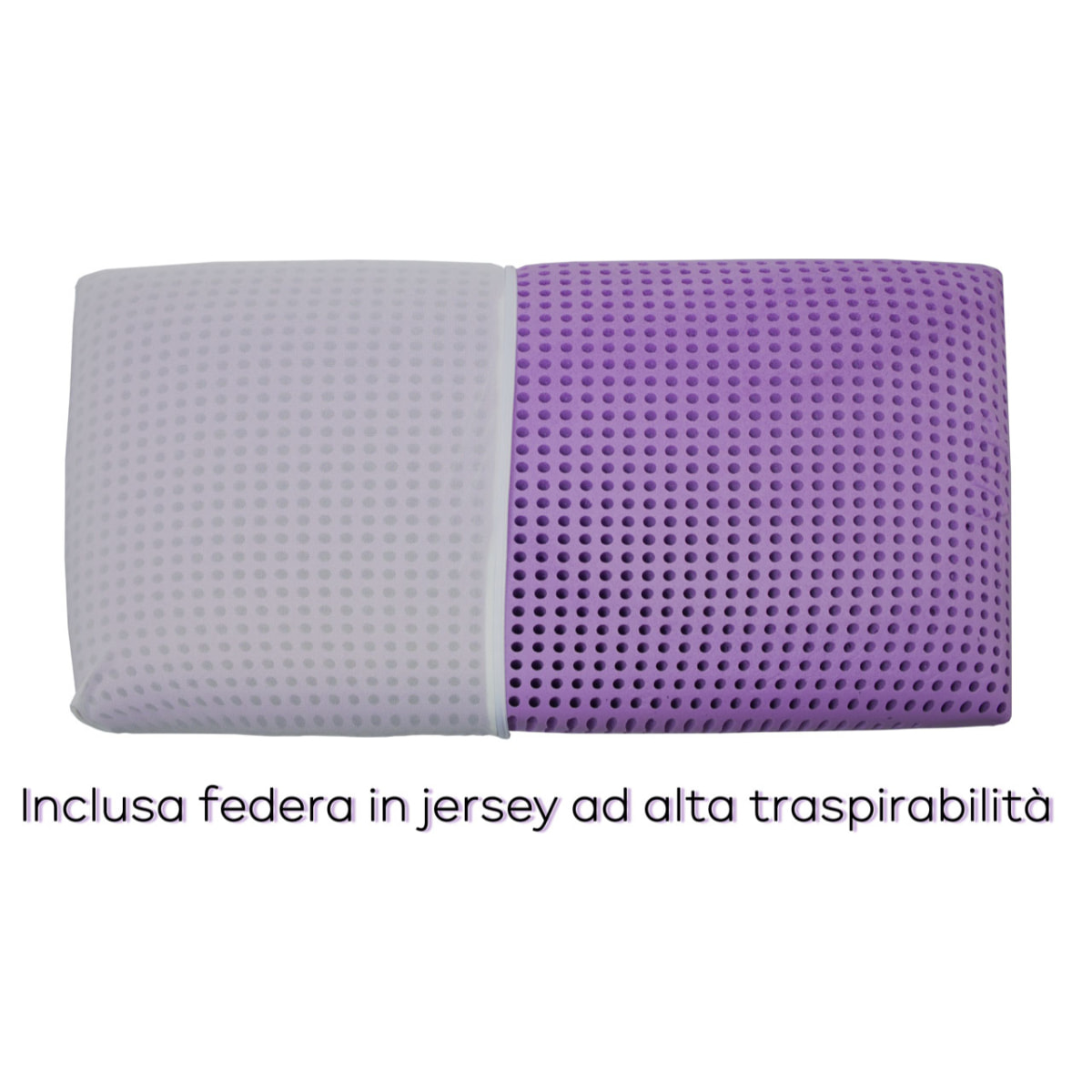 Guanciale Cuscino Letto Anallergico Memory Sensation Lavanda