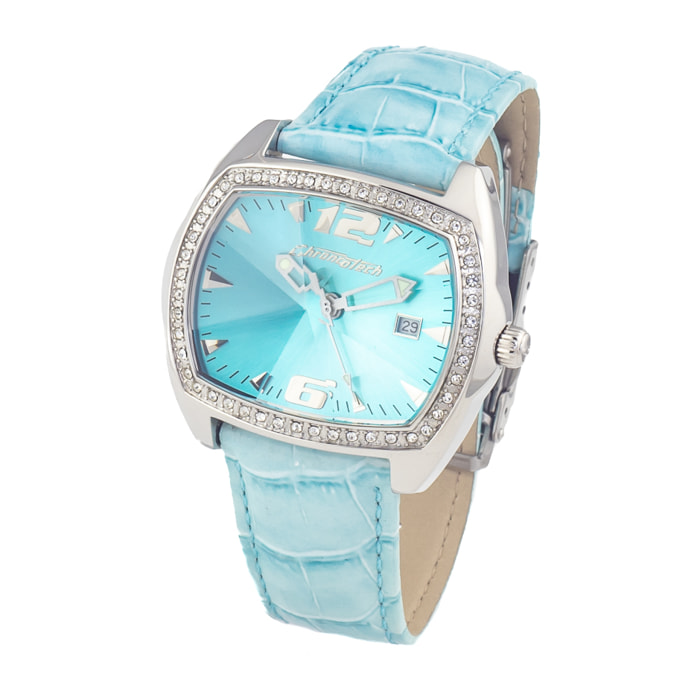 Reloj Chronotech CT2188LS-01 Mujer Analogico Cuarzo con Correa de Piel