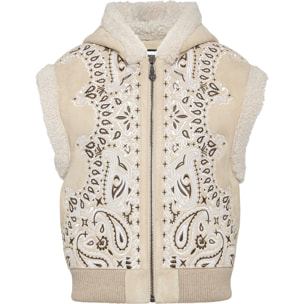 PHILIPP PLEIN Leather Vest PAISLEY