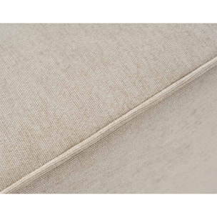 Topaze - canapé 3 places - convertible avec coffre - en tissu - Beige