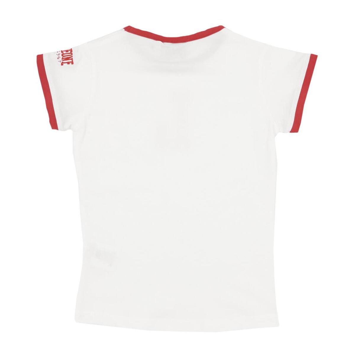 T-shirt da bambina maniche corte e "L" College