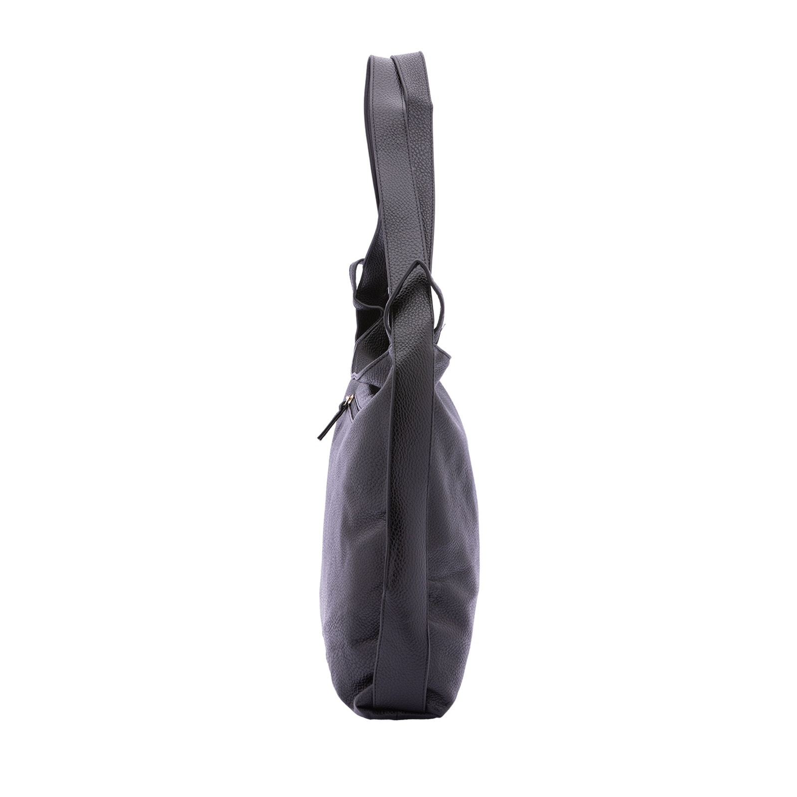Borsa a spalla da donna - Modello False - Ecopelle e poliestere - 40.0 x 33.0 x 11.0 cm