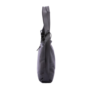 Borsa a spalla da donna - Modello False - Ecopelle e poliestere - 40.0 x 33.0 x 11.0 cm