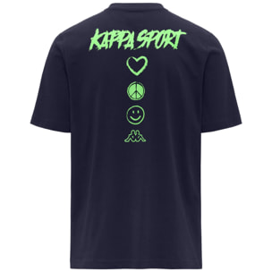 Kappa - Camisetas y tops Hombre Azul - Logo Ciao 140