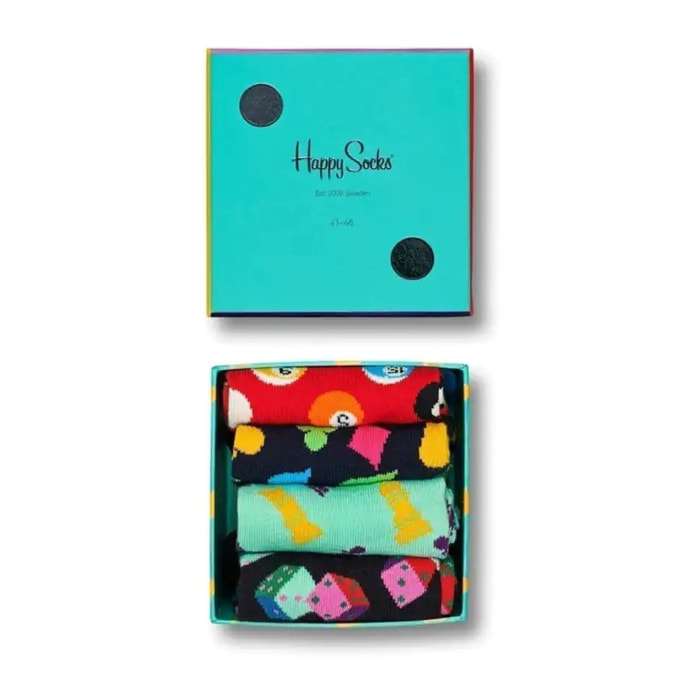Set de 4 pares de calcetines - diseño "Game Night"