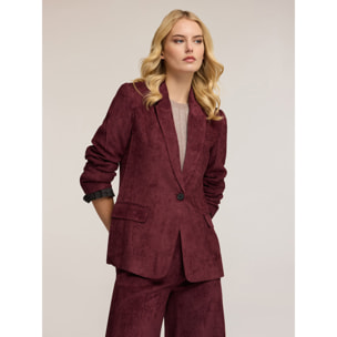 Motivi - Blazer in velluto a coste - Bordeaux