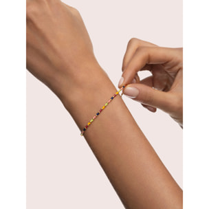 Bracciale Áura Colors Acciao Placcato Oro