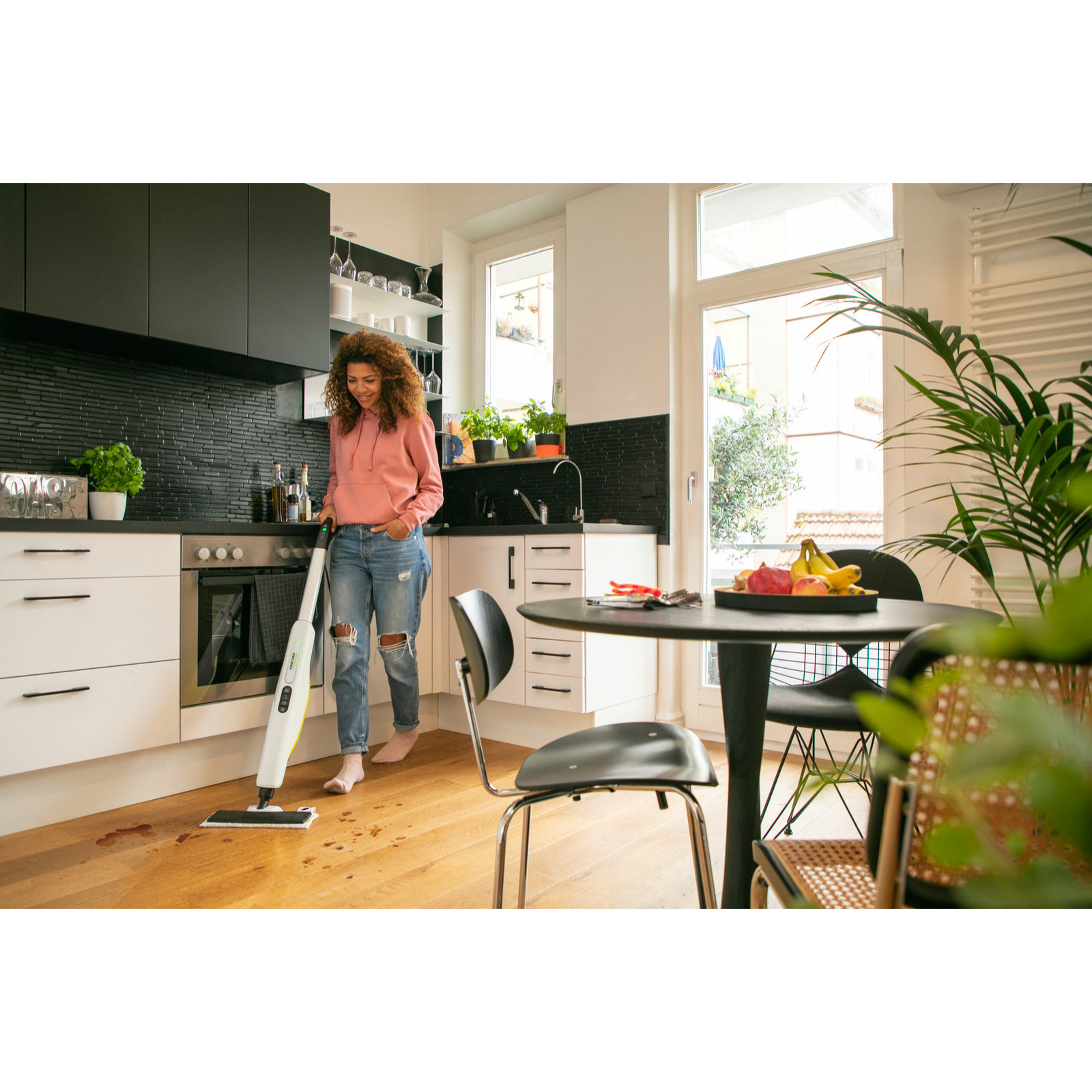 Balai nettoyeur vapeur Karcher SC 3 Upright - Puissance 1600W- Temps de chauffe rapide- Réservoir remplissable en continu