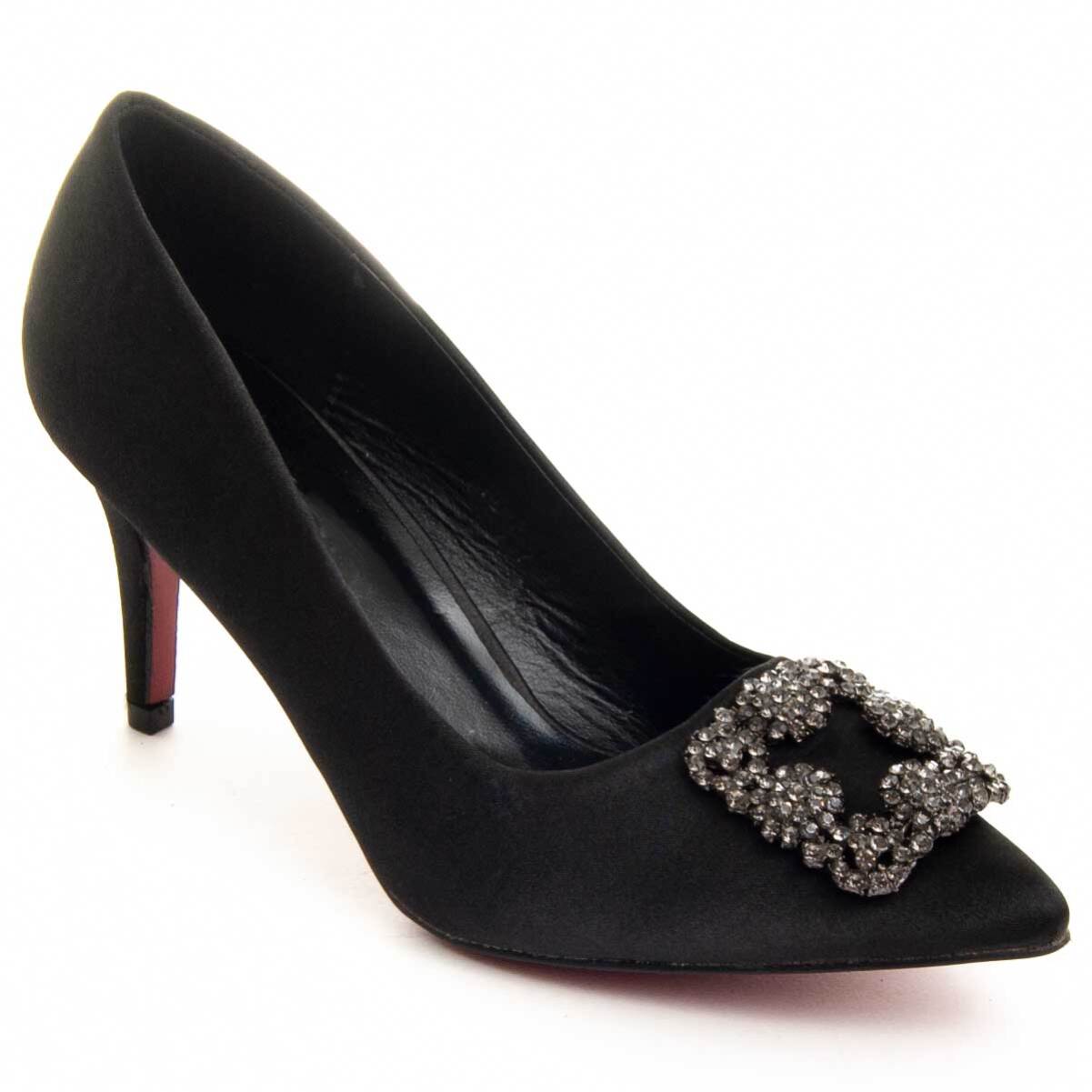 Zapatos De Tacón - Negro - Altura: 8 cm