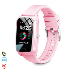 Smartwatch 4G D9W-XT localizador LBS, Wifi y llamadas. Con termómetro, monitor cardiaco y podómetro.