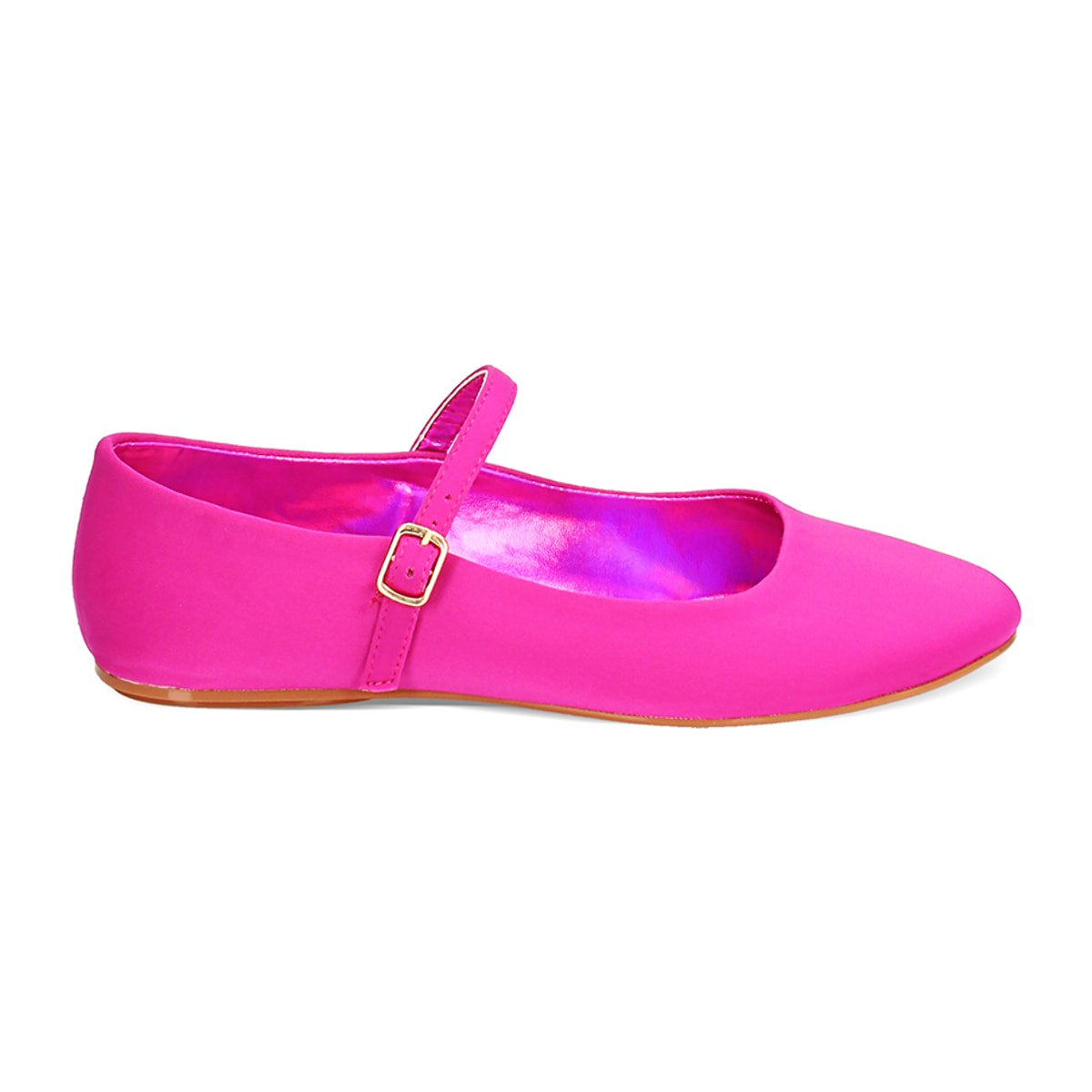 Ballerine fucsia in tessuto