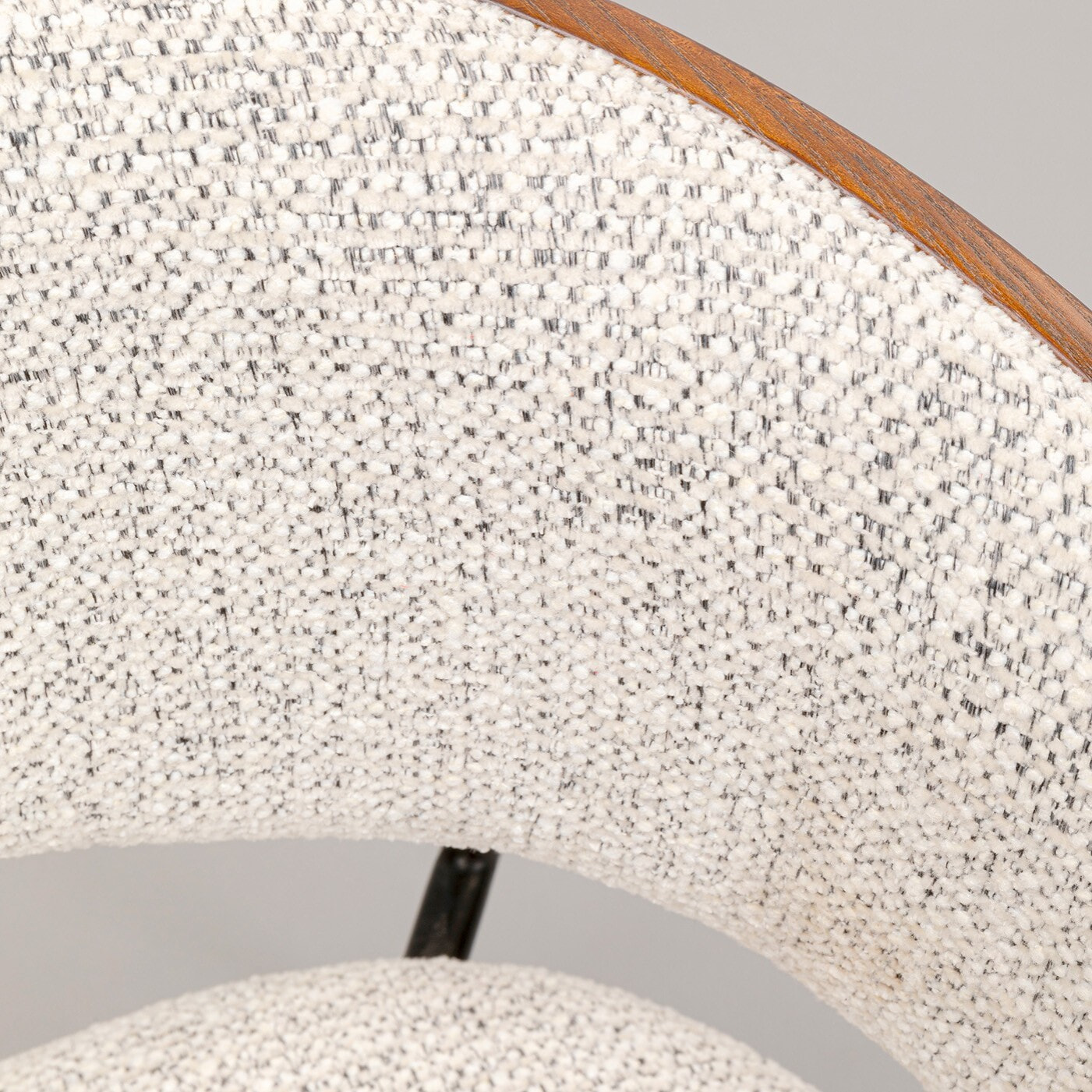 Chaise avec accoudoirs Cindy noyer Kare Design