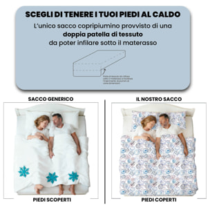 COPRIPIUMINO FASHION, 100% Microfibra, No Stiro - TRAVEL LIFE