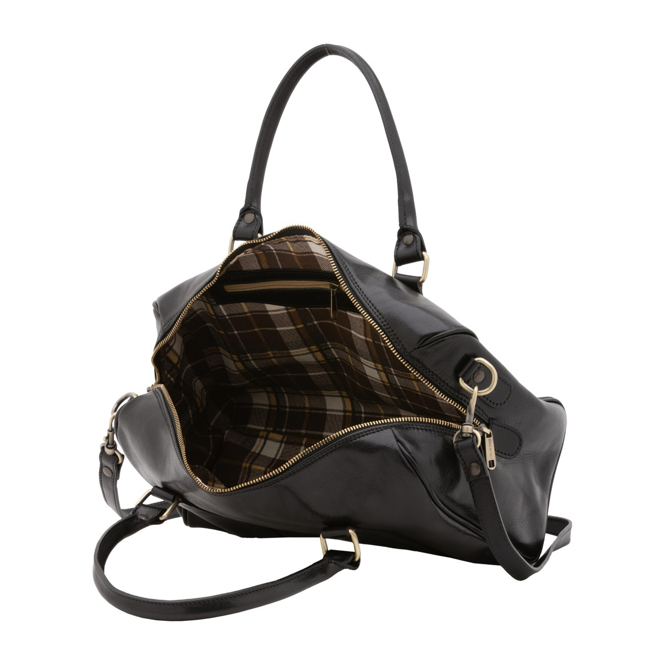 Borsa a bauletto da donna - Modello False - 100% pelle - 37.0 x 22.0 x 16.0 cm