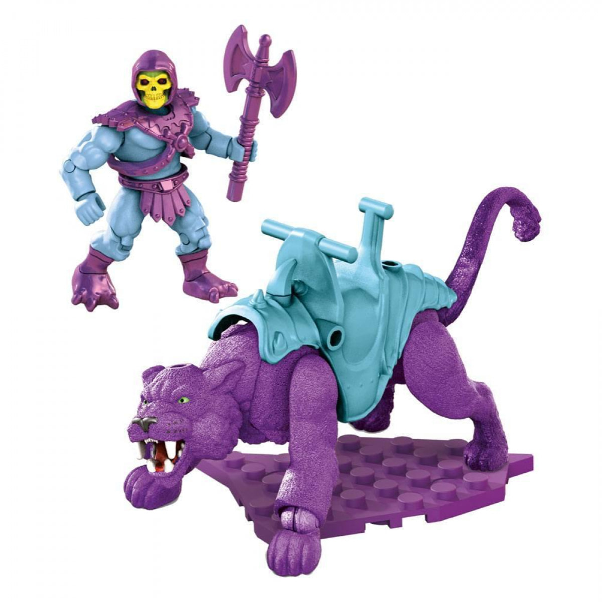 Masters of the Universe Set Costruzione Skeletor & Panthor 29 pezzi Mattel