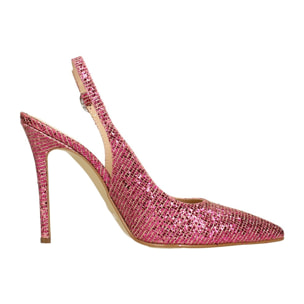 Décolleté sling back Donna Tata Italia Rosso
