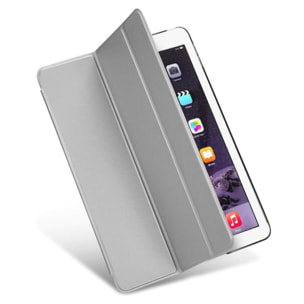 Étui Smart Cover iPad 9.7' (2017/2018) / iPad Air (2013/2014) / iPad Pro 9.7' (2016) Argent à Rabat avec Support