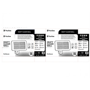 Estufa de exterior digital para pared con mando a distancia HEATY GLEAM WALL PURLINE