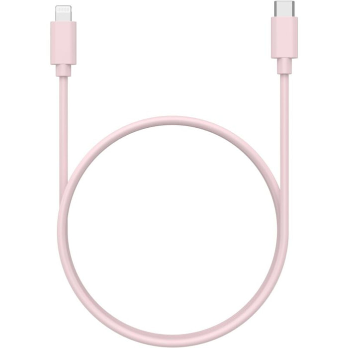 Câble Lightning ESSENTIELB 1M vers lightning Rose