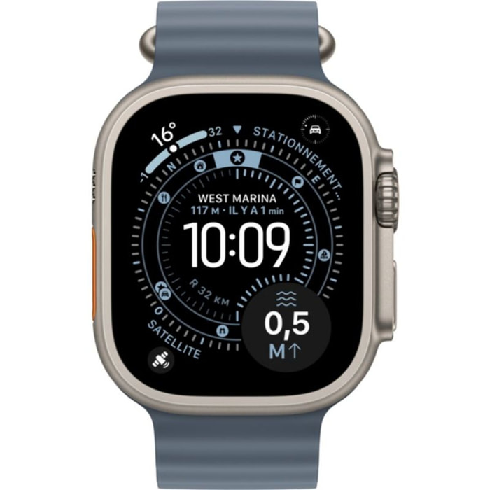 Montre connectée APPLE WATCH 49mm Tit Noir / Trail Ultra 3 M/L Cell