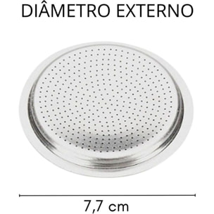 Joint BIALETTI x1 caoutchouc+ 1 filtre 10 tasses inox