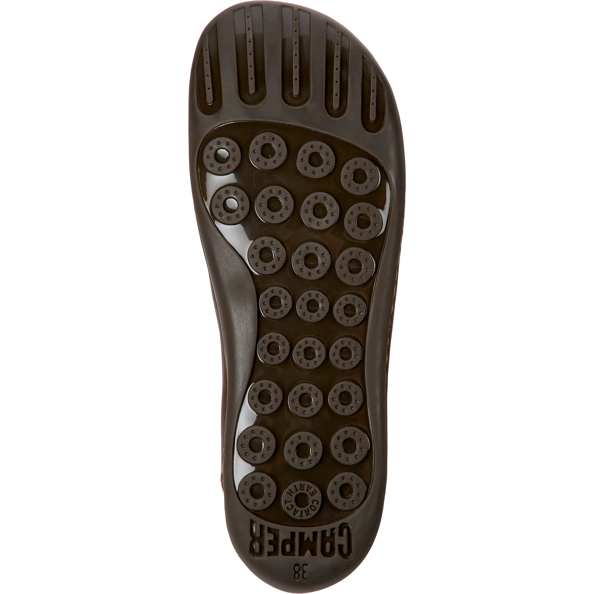 Zapatillas - CAMPER Peu Cami - Marron - Cuero liso