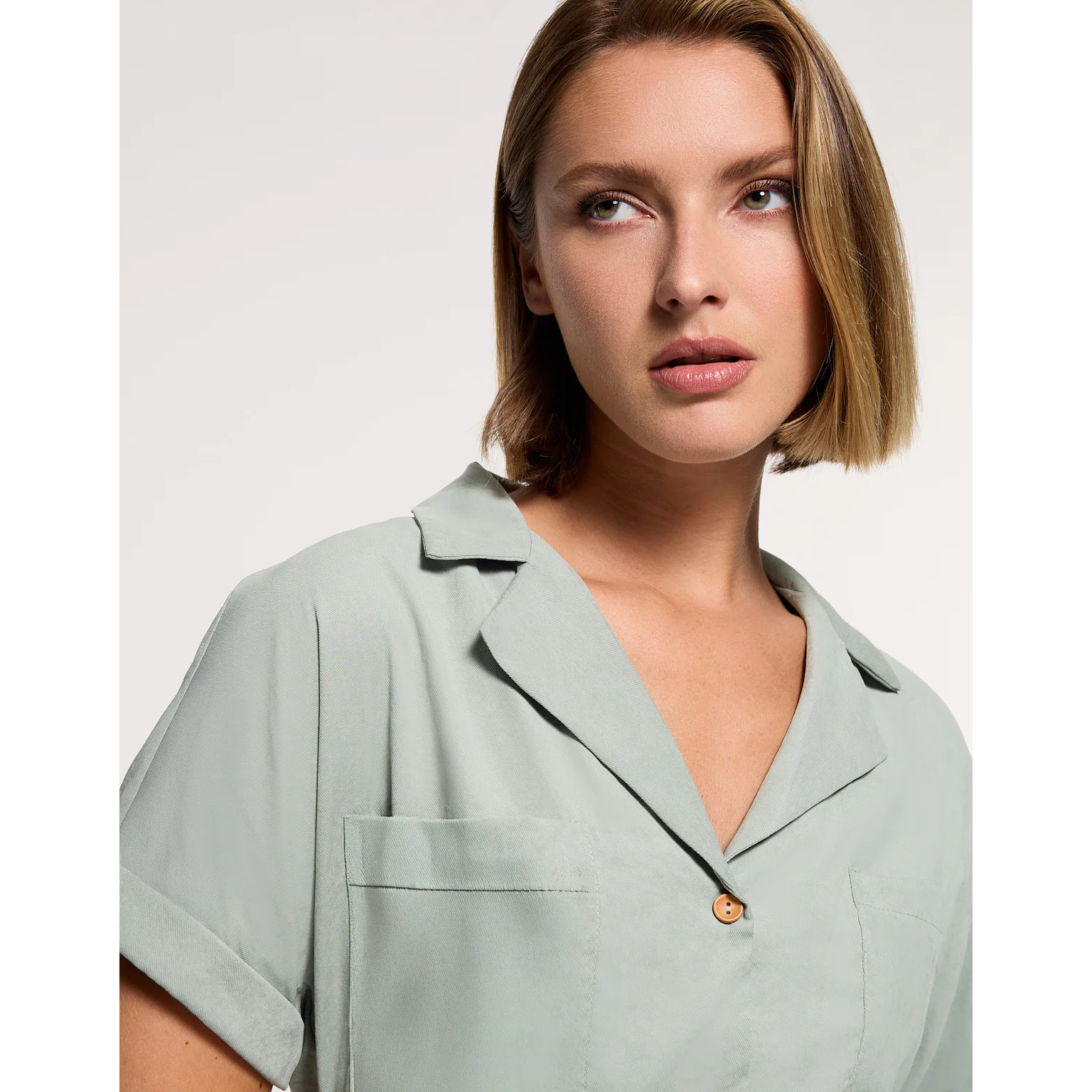 Vestido Corto Caqui Claro - Ilice