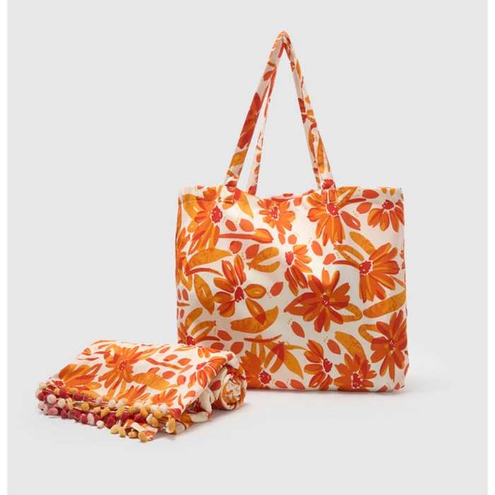 Pack bolso + toalla pareo rando caldera