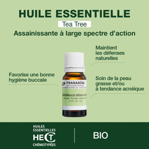 Pranarom - Huile Essentielle de Tea-tree - Bio - 10 ml
