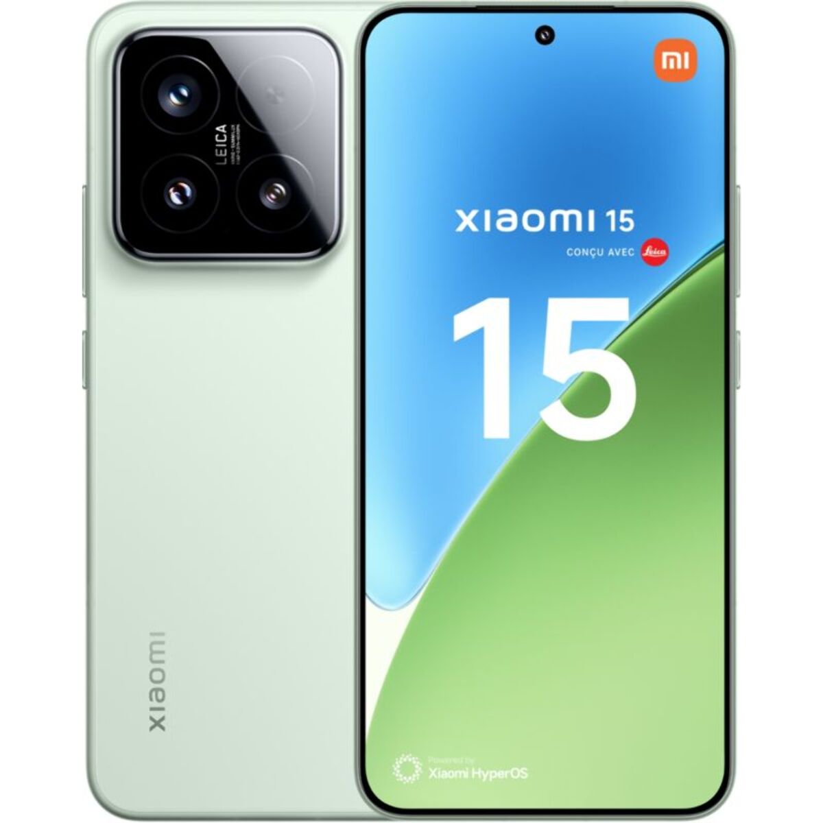 Smartphone XIAOMI 15 concu avec Leica 512Go Vert