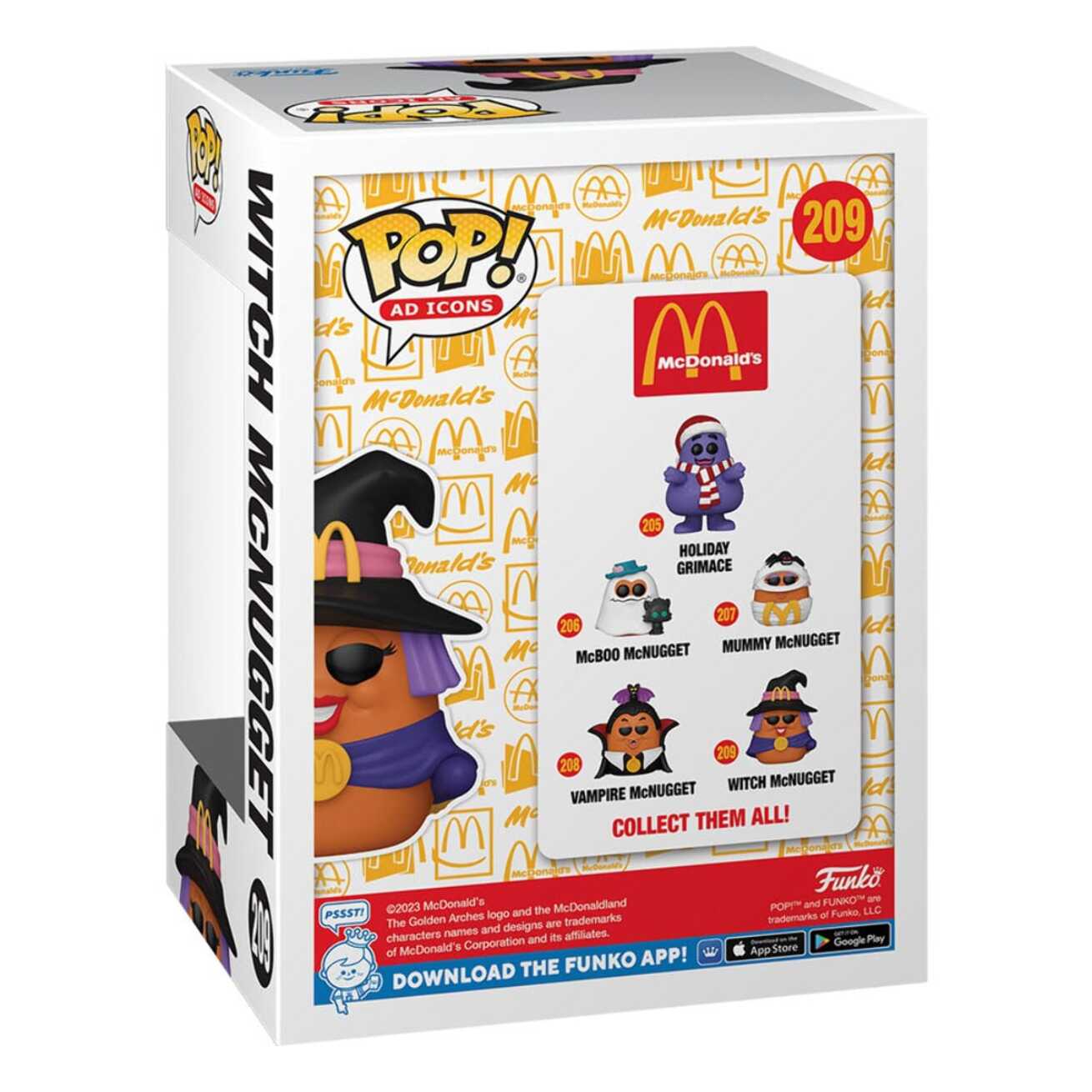 Mcdonalds Pop! Ad Icons Vinile Figura Nb - Witch 9 Cm Funko