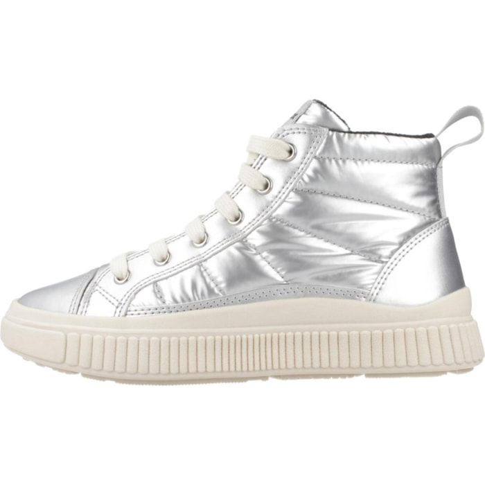 Zapatillas Niña de la marca GEOX  modelo J LAQUINNY PLATA