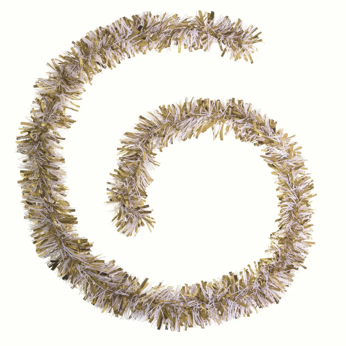 Guirlande de Noël Doré Blanc