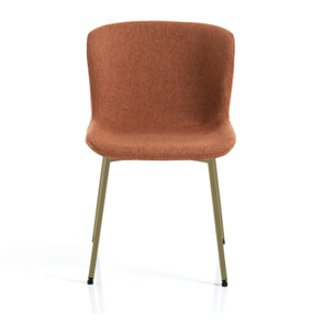 Oresteluchetta Set 4 Sedie RANN RED GOLD