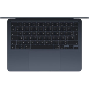 Ordinateur Apple MACBOOK Air 13" Puce M5 CPU 10 / GPU 8 coeurs Mémoire RAM 16Go Stockage 512Go SSD Minuit
