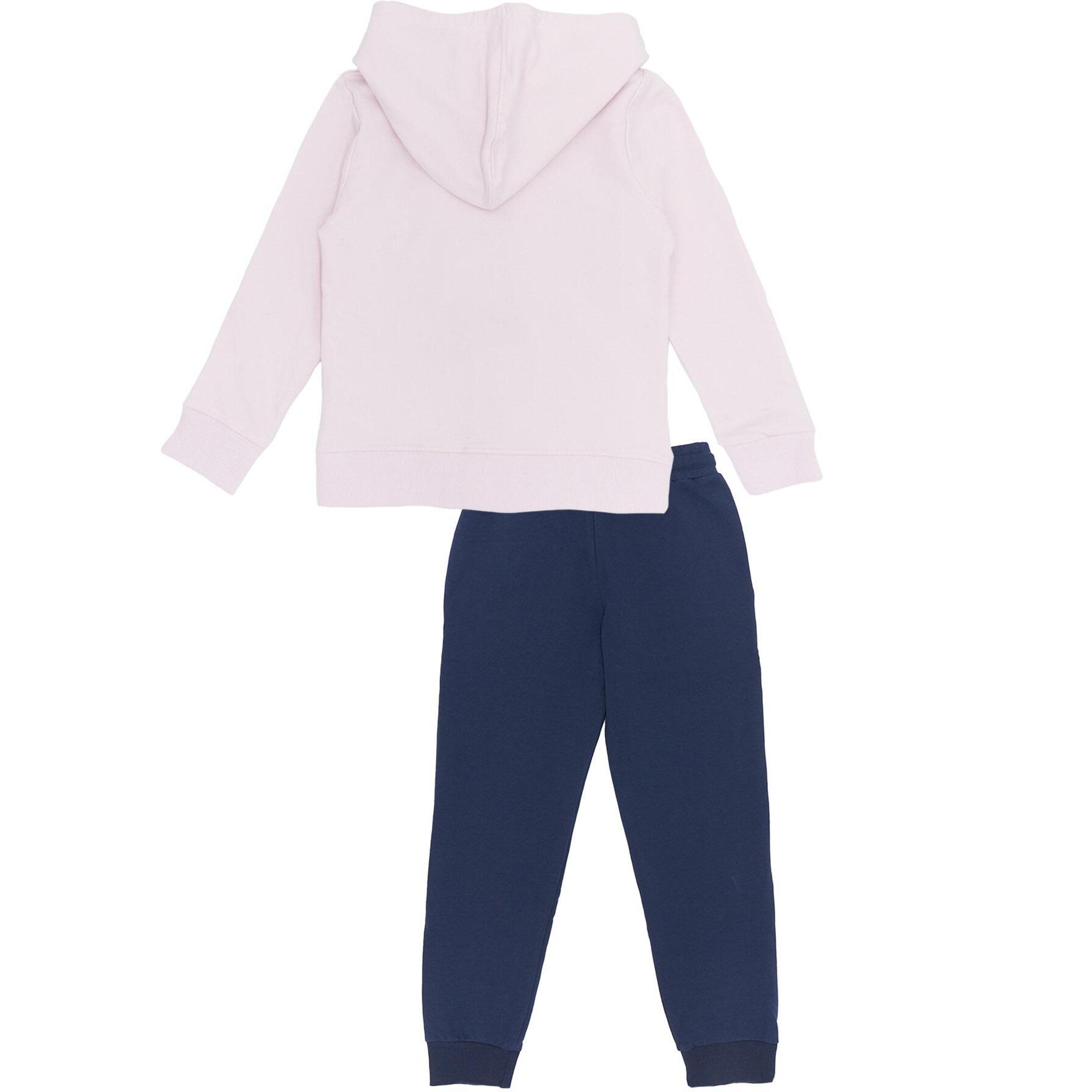 Tuta da bambina in cotone non garzato Leone Foil